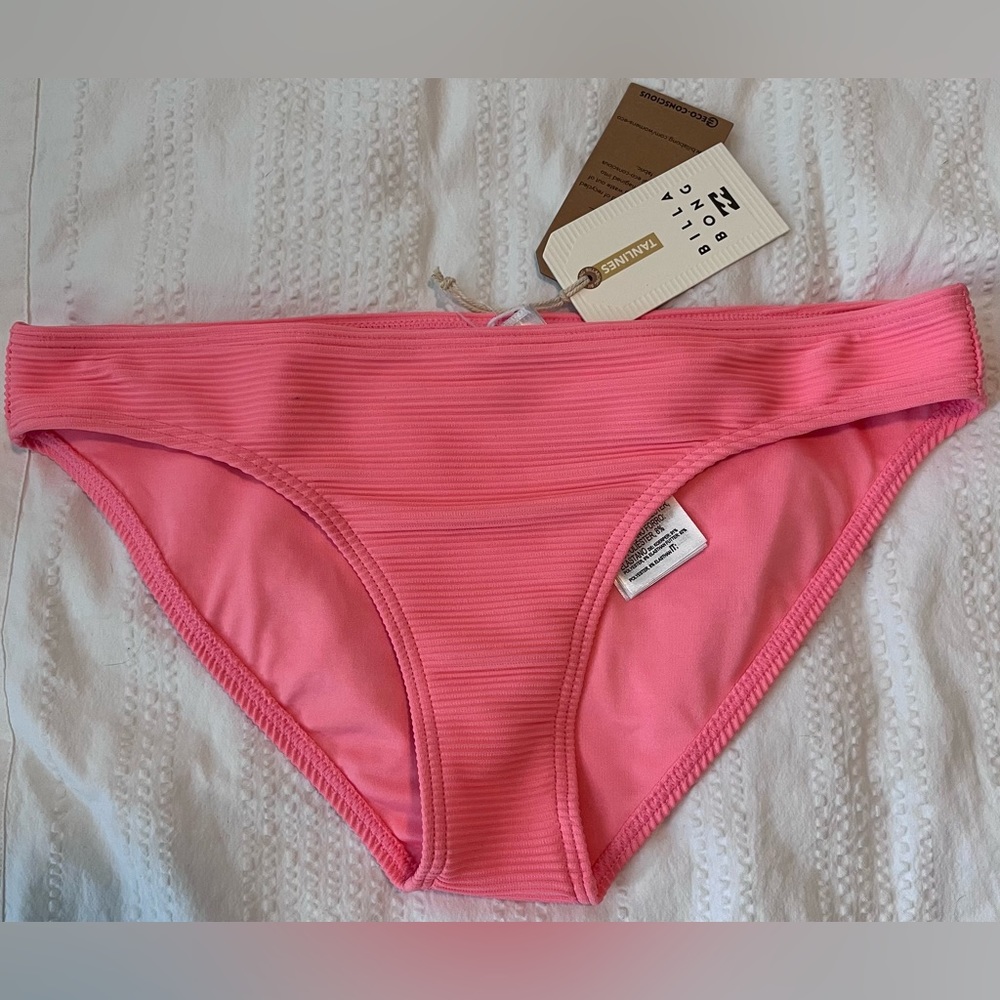 Women’s Billabong Lowrider Pink Coral Bikini Bottom L